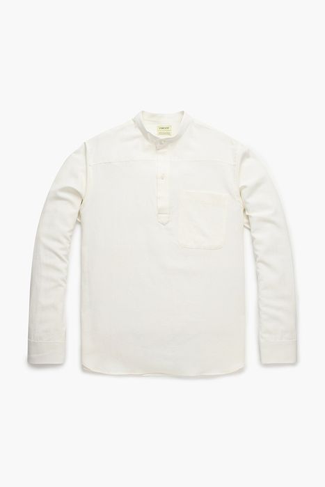 코튼 차이나 카라 셔츠 CH3701WHITE