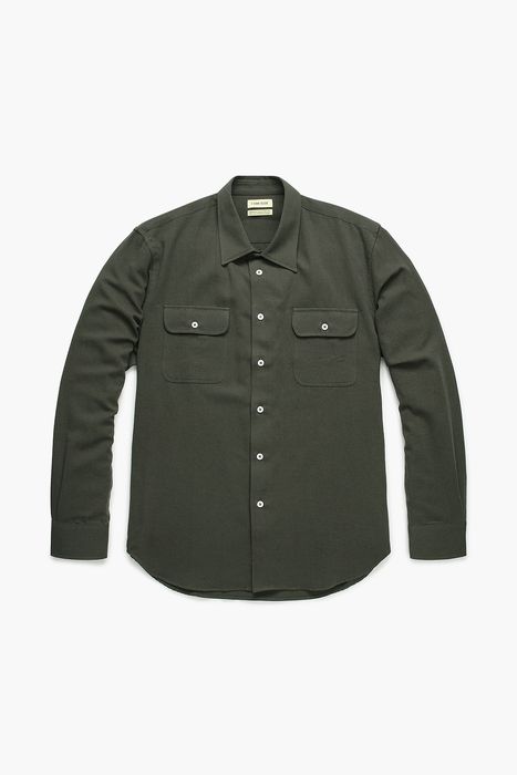 ARTIST 코튼 투 포켓 셔츠 CH4303DK OLIVE