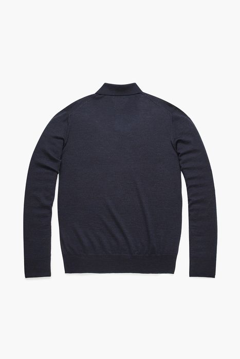 MERINO POLO 울 폴로 101 다크네이비 긴소매 니트