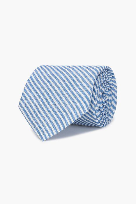 실크 스트라이프 넥타이 01007P714107