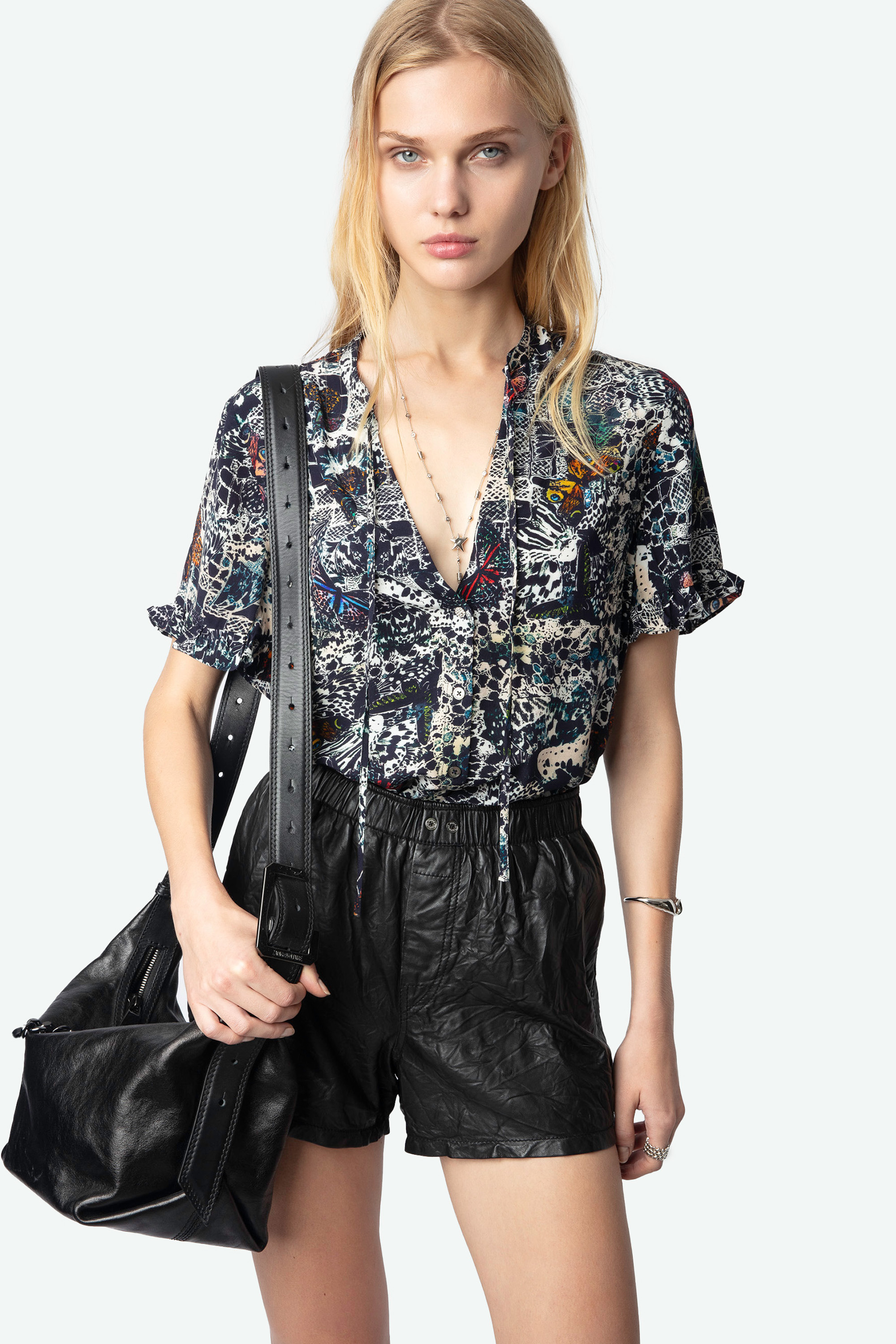 Tafiz Butterflies Blouse