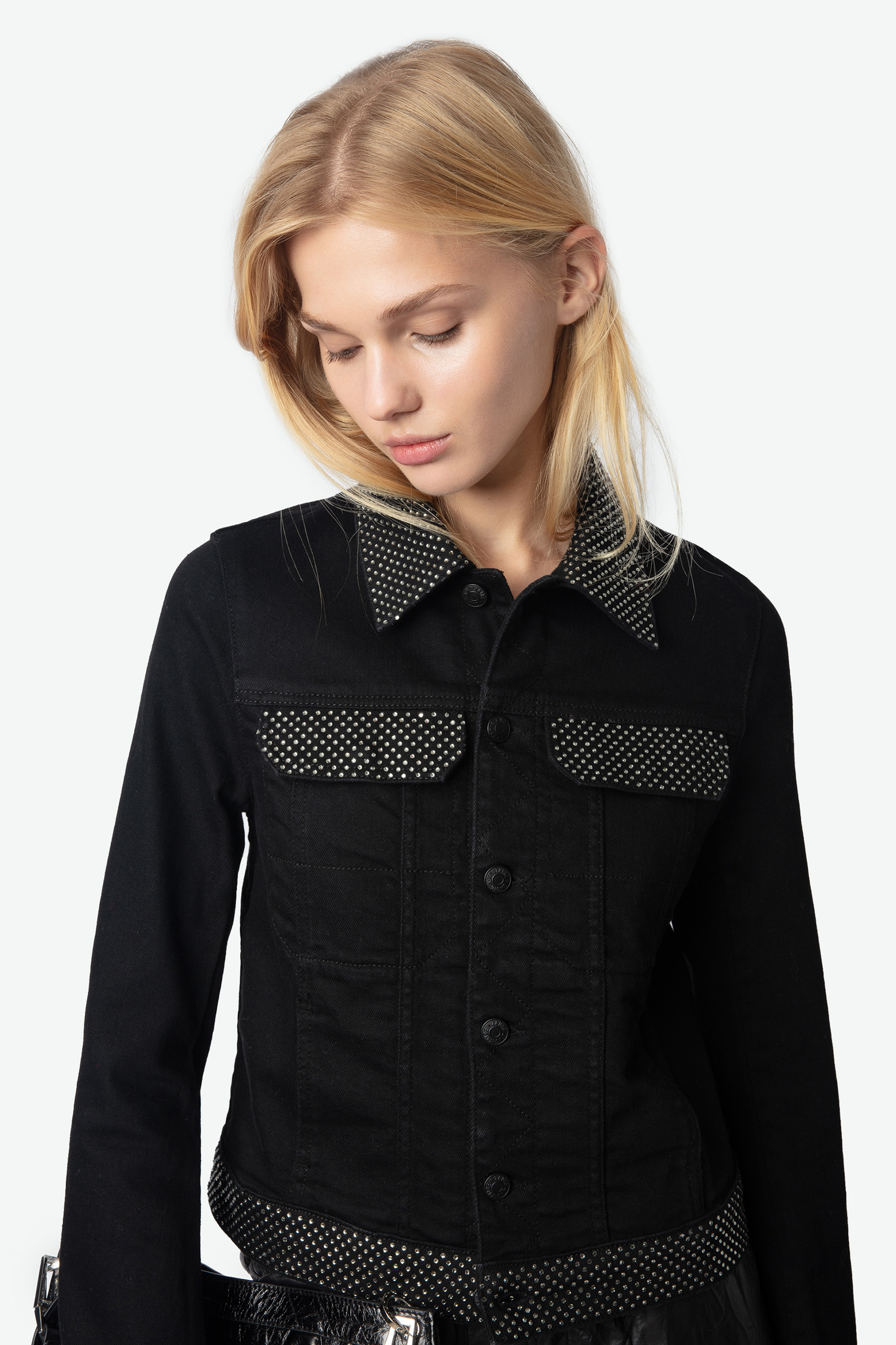 [특가] Kioky Strass Denim Jacket