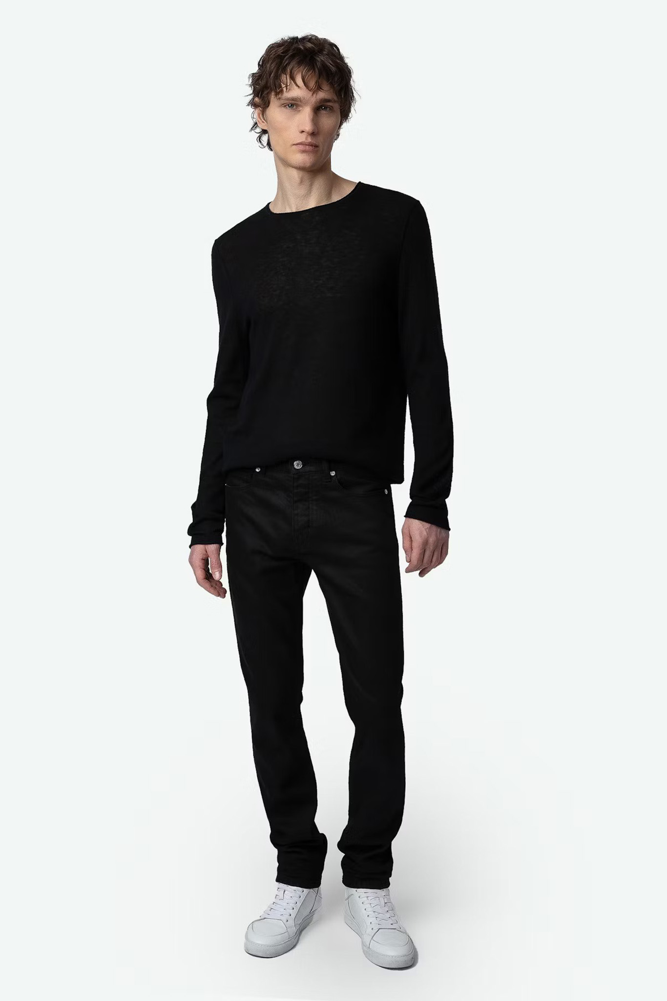 Steeve Black Denim Pants