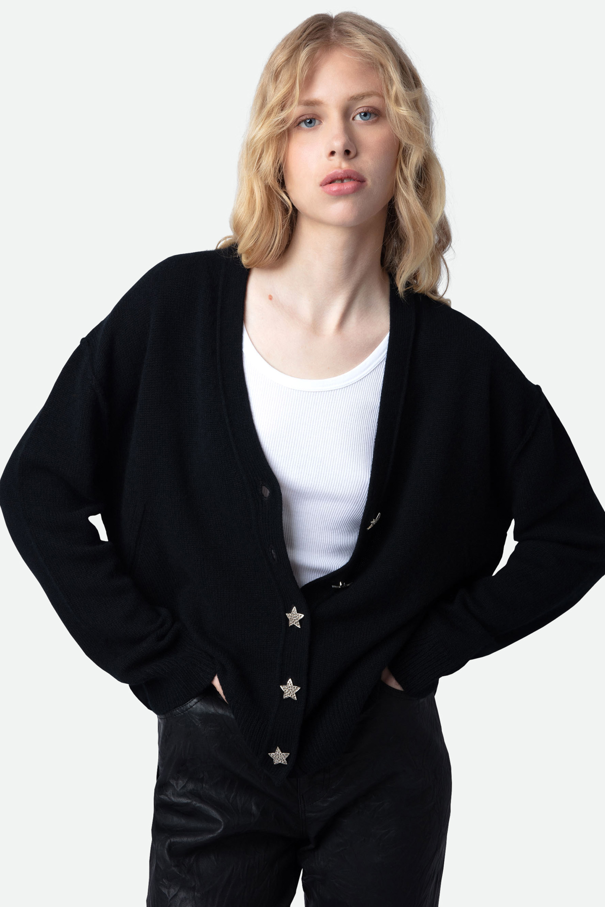 Mirka Jewel Cashmere Cardigan