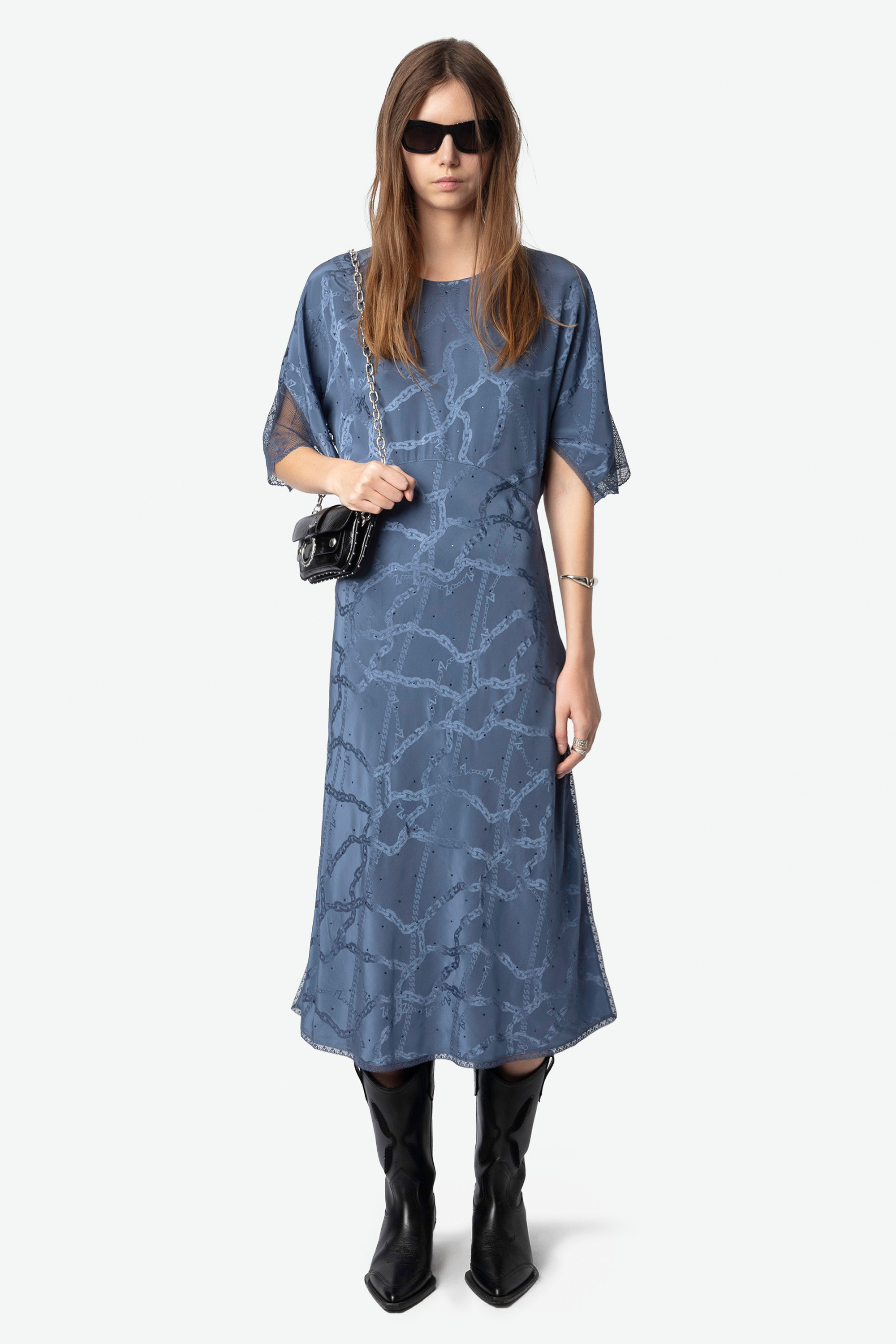 Rey Chain Silk Dress