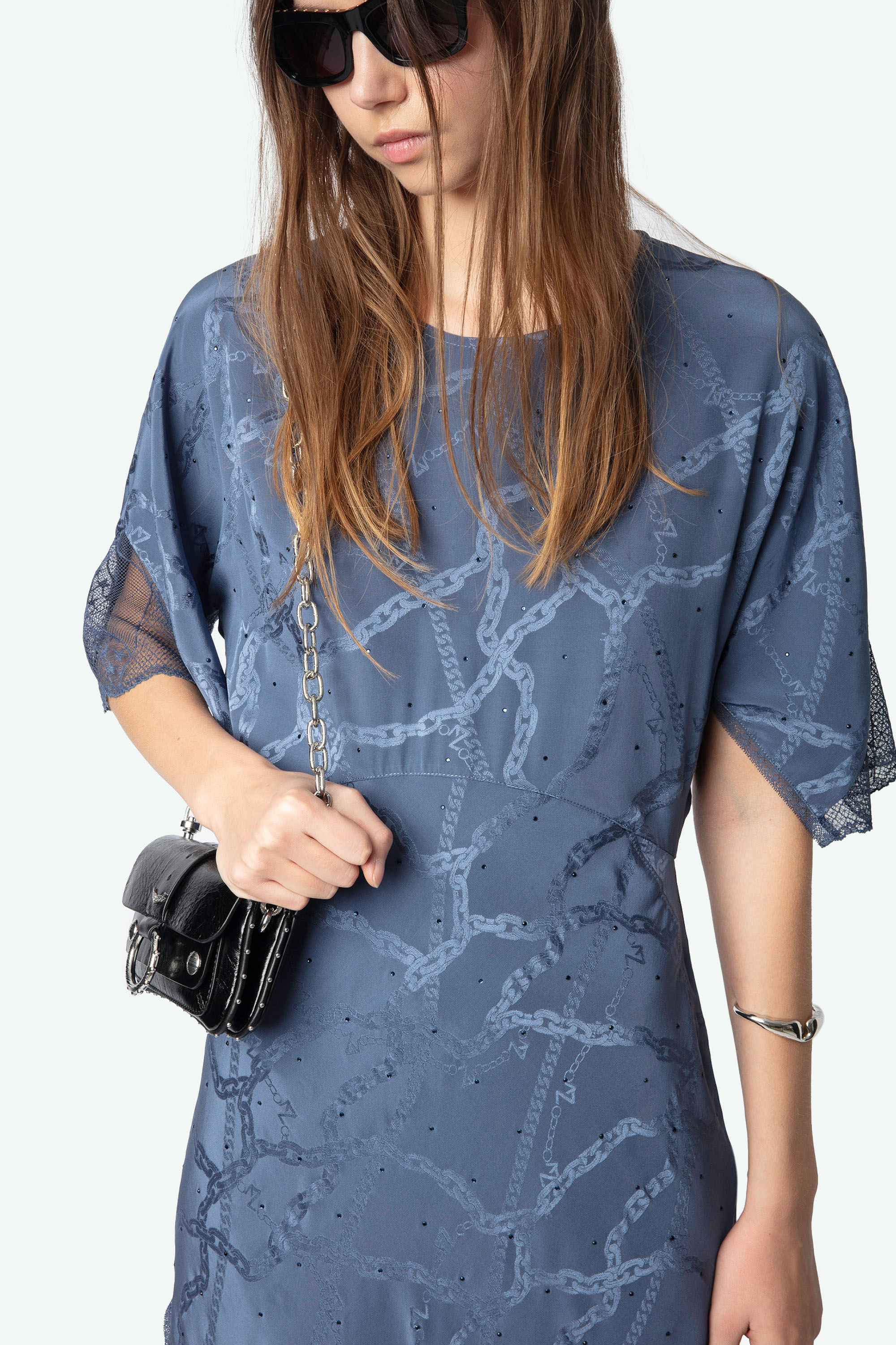 Rey Chain Silk Dress