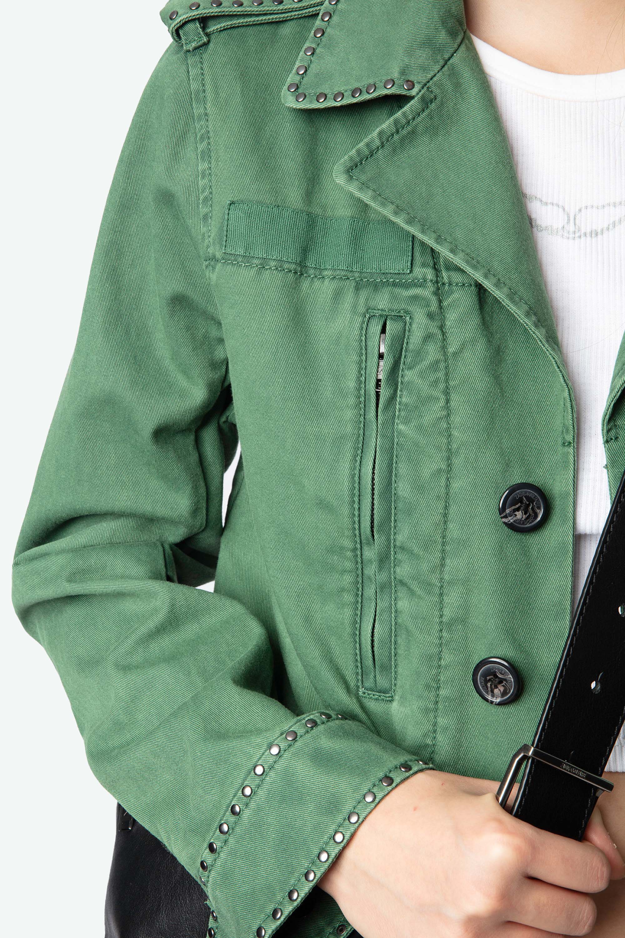 Klimi Cotton Stud Jacket