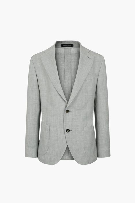 울 실크 혼방 로로피아나 테일러드 자켓 F74UH0384200