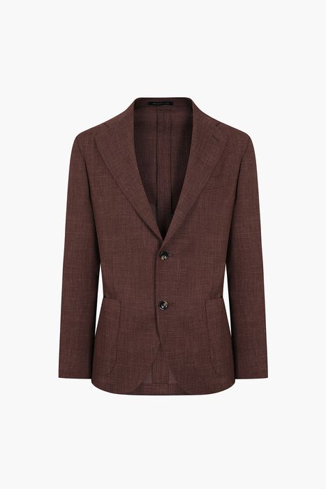 울 실크 혼방 로로피아나 테일러드 자켓 F74UH0384500