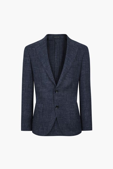 울 실크 혼방 로로피아나 테일러드 자켓 F74UH0404100