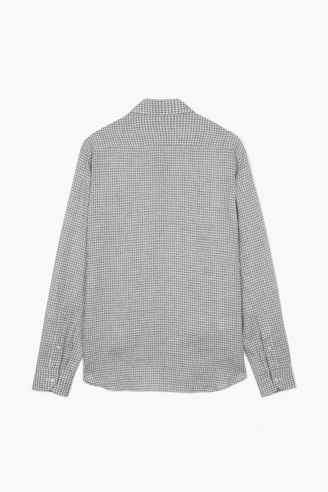 BEAULIEU 코튼 깅엄 체크 셔츠 BE070P544601