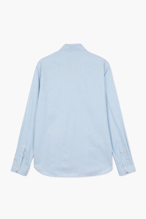 BEAULIEU 코튼 깅엄 체크 셔츠 BE160P544302