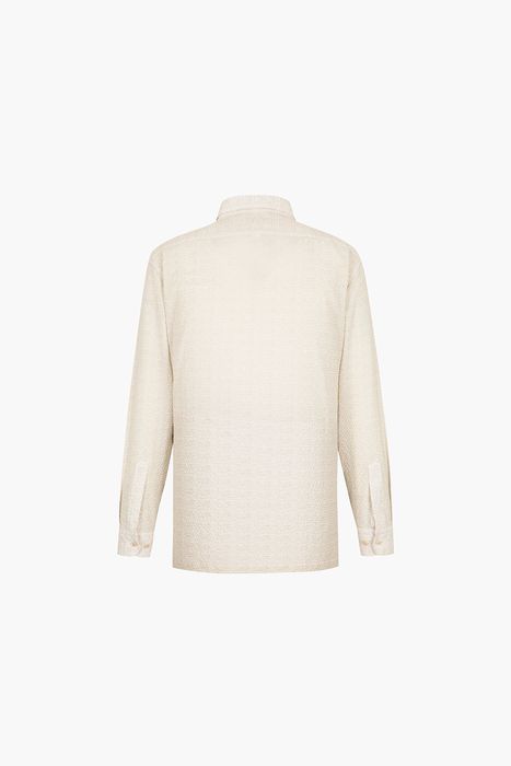 시어서커 미니 체크 120 비즈니스 셔츠 베이지 SE5SM11LS120SBE