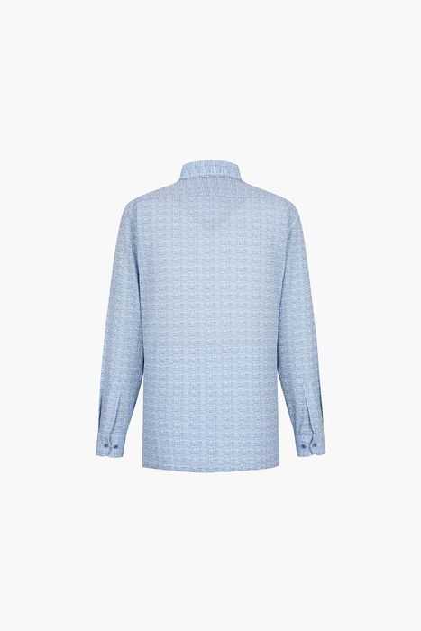 시어서커 미니 체크 120 비즈니스 셔츠 네이비 SE5SM11LS120SNY