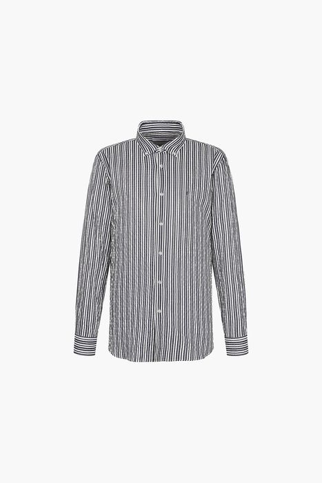 시어서커 스트라이프 324 컴포터블 셔츠 다크그레이 SE5SM21LS324SDY