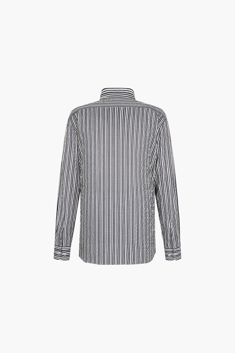 시어서커 스트라이프 324 컴포터블 셔츠 다크그레이 SE5SM21LS324SDY