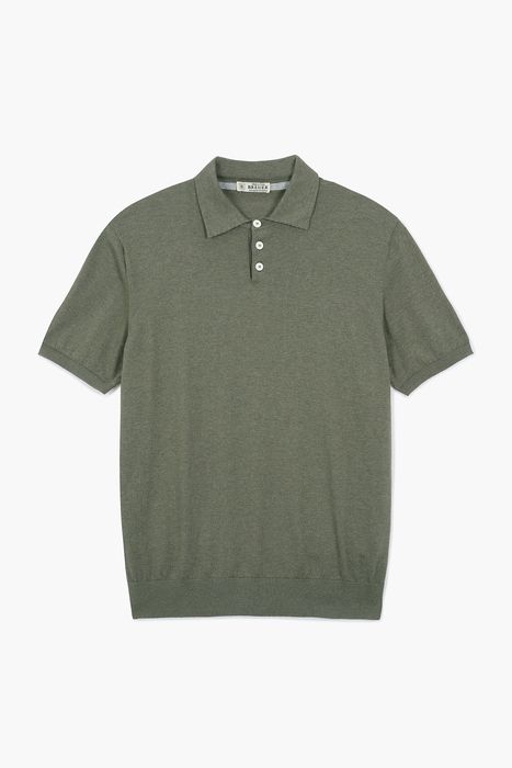 MC 코튼 폴로 반소매 니트 BR1021P554004