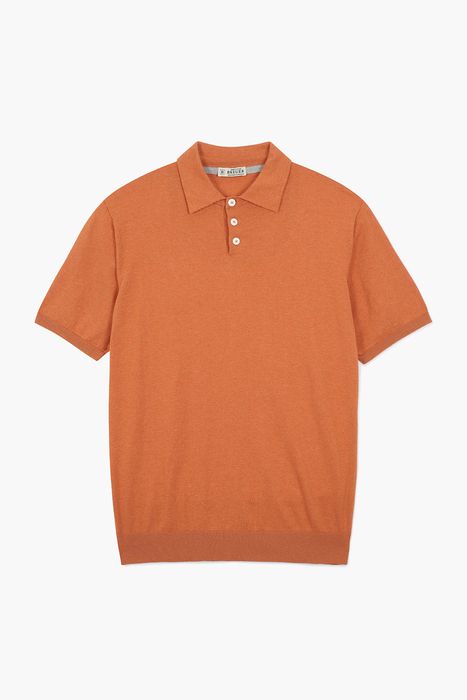 MC 코튼 폴로 반소매 니트 BR1021P554014