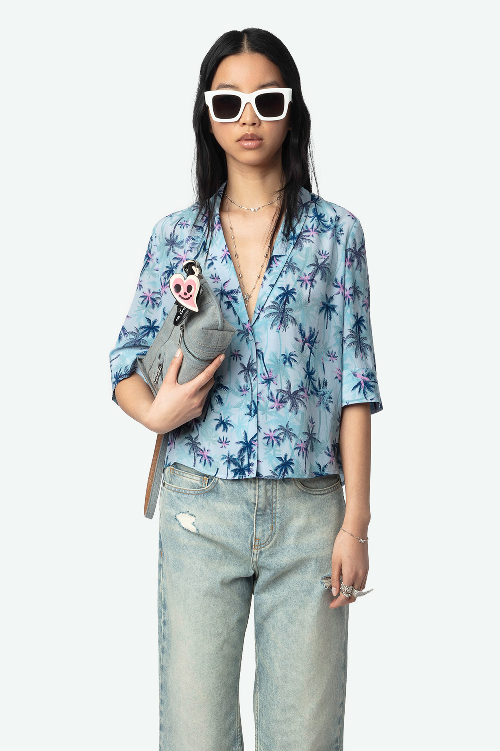 Telmos Palm Silk Shirt