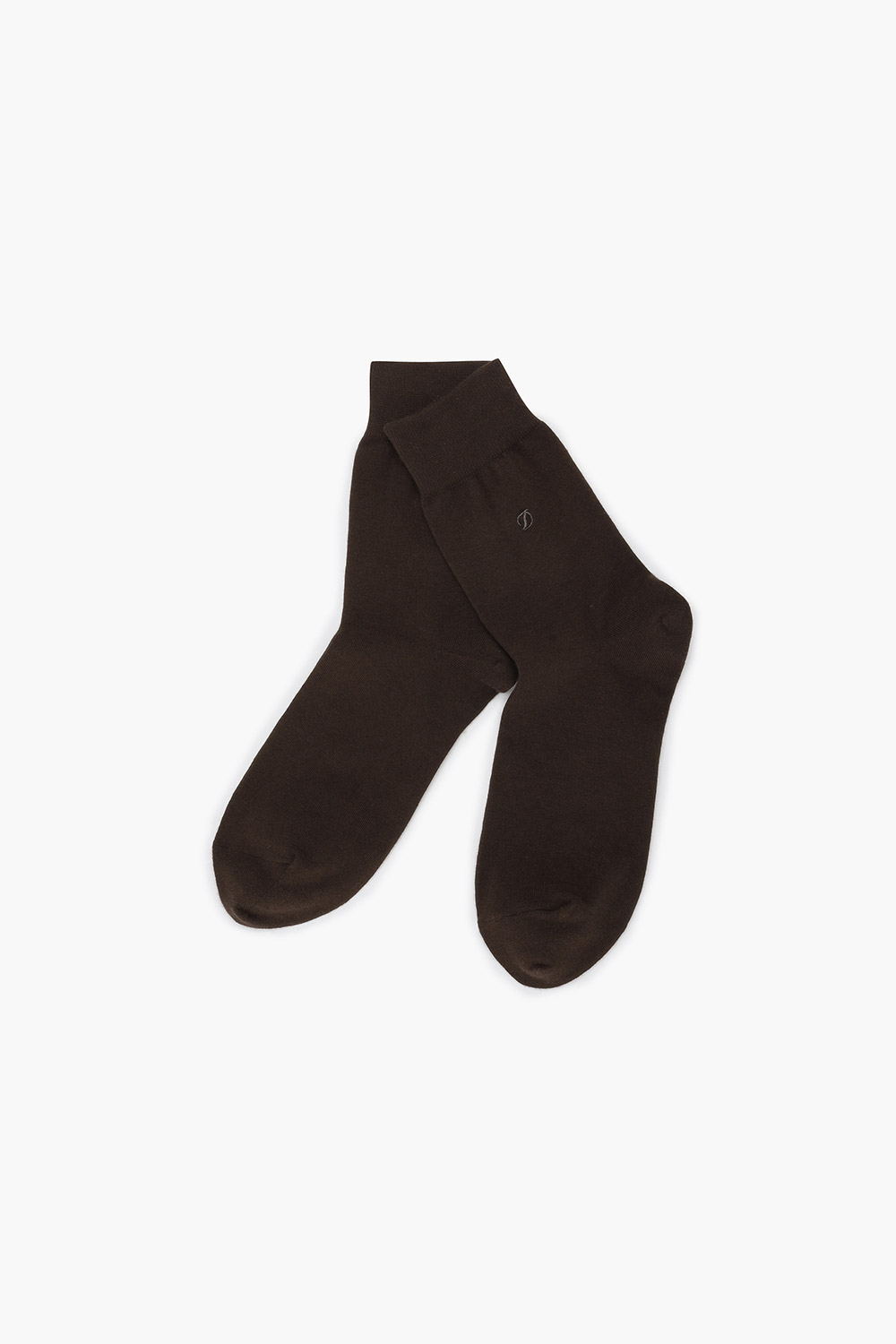 오가닉 솔리드 1501 장목 양말 브라운 SE3SMA171501SBW