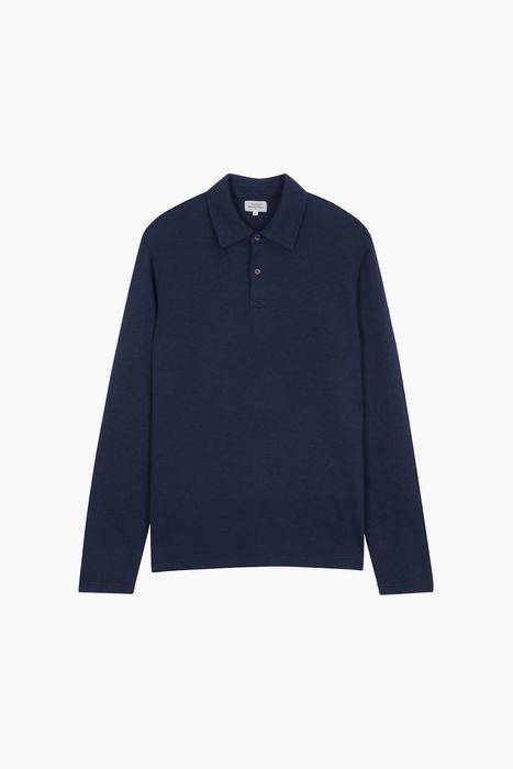 LIGHT 코튼 폴로 긴소매 티셔츠 BD9530703