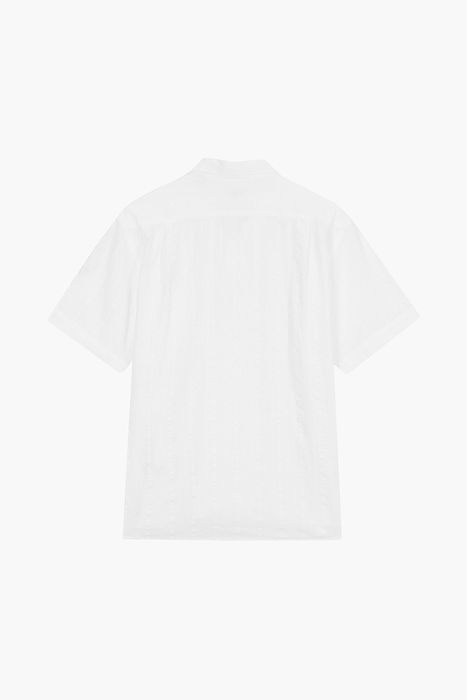 코튼 포켓 테일러드 카라 반소매 셔츠 BD1400901