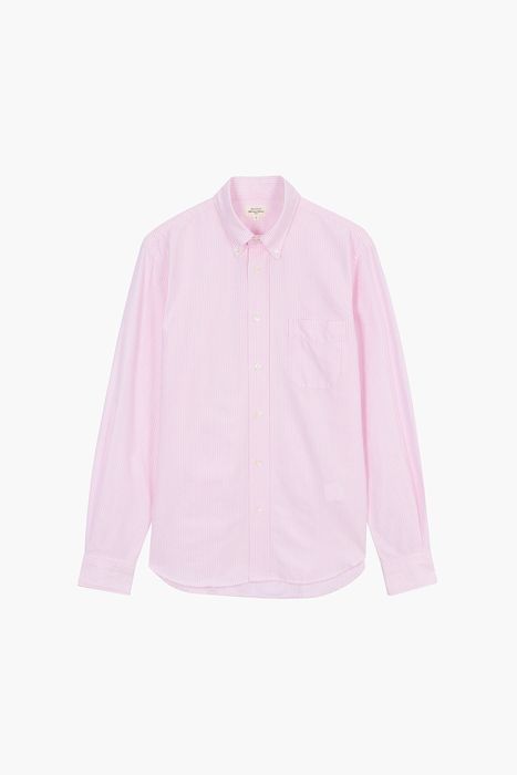 PITT 코튼 버튼 다운 카라 셔츠 BD1700804