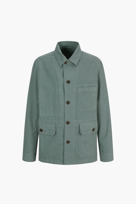 DON 린넨 혼방 투 포켓 셔츠형 캐주얼 자켓 BD4910777