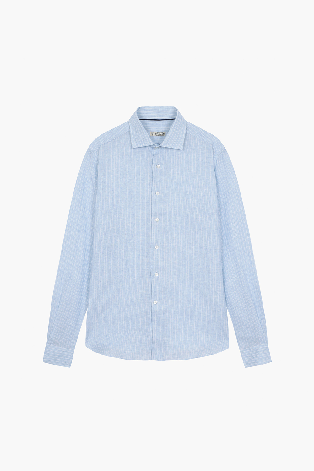 BEAULIEU 린넨 스트라이프 셔츠 BE060P540903