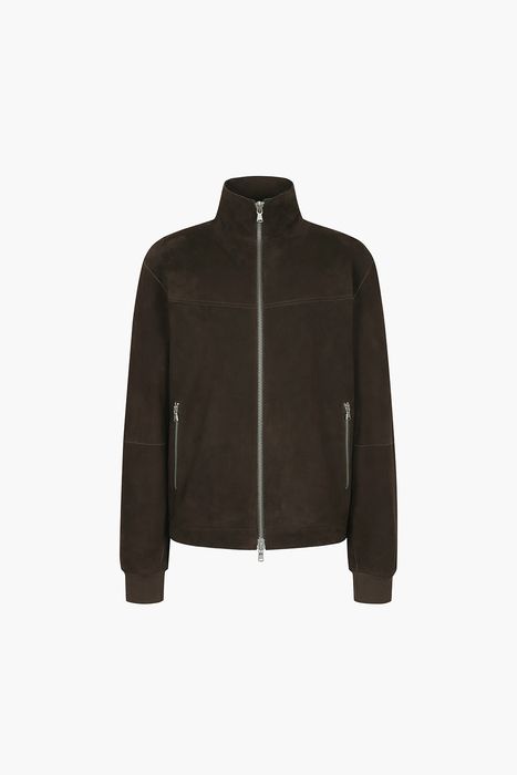 GIUBBINO 램스킨 바이커 가죽 점퍼 188U29PEL61327