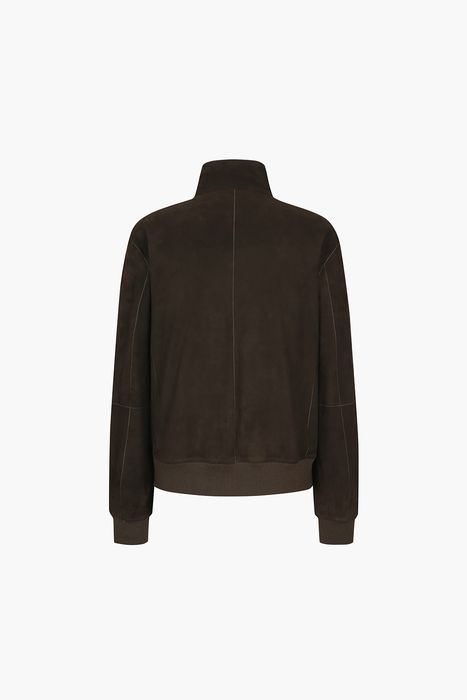 GIUBBINO 램스킨 바이커 가죽 점퍼 188U29PEL61327