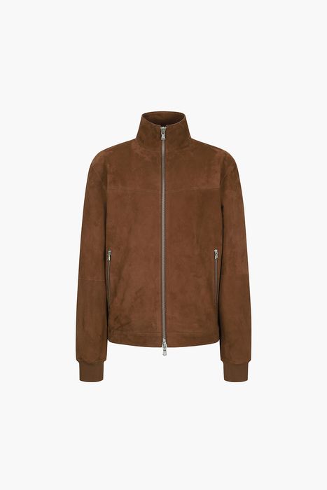 GIUBBINO 램스킨 바이커 가죽 점퍼 188U29PEL61320