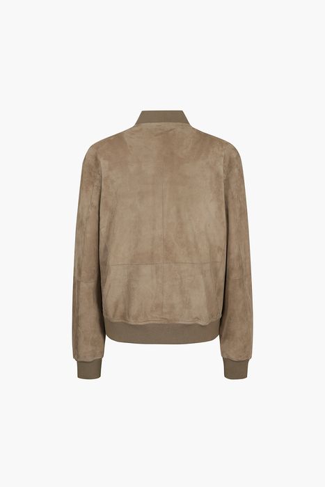 GIUBBINO 램스킨 블루종 가죽 점퍼 188U32PEL61301