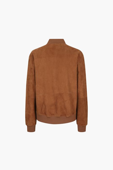 GIUBBINO 램스킨 블루종 가죽 점퍼 188U32PEL61321