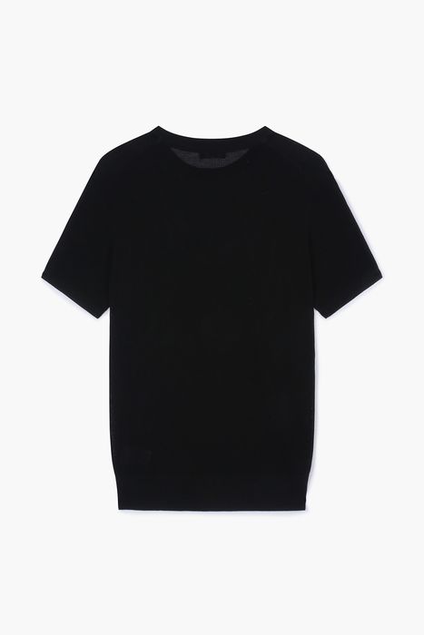 SALIX 린넨 혼방 크루넥 반소매 니트 201SALIXST-L1008