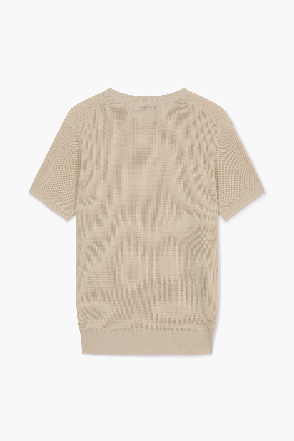 SALIX 린넨 혼방 크루넥 반소매 니트 201SALIXST-L1005