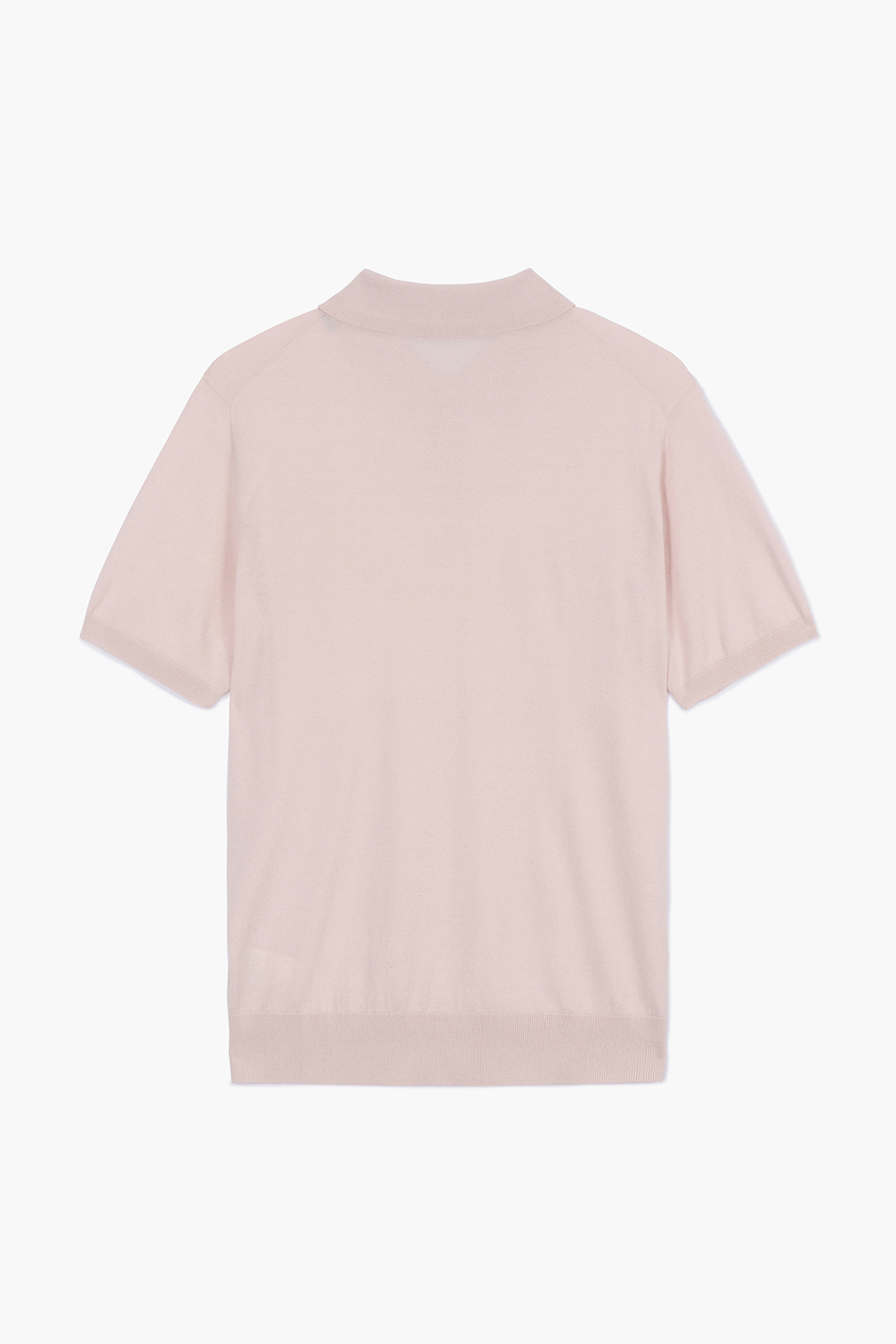 실크 혼방 폴로 반소매 니트 1223ALMASW816