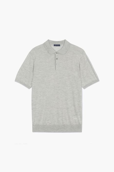 캐시미어 혼방 폴로 반소매 니트 1224SAMRKANDW3116