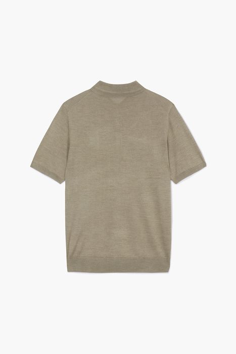 캐시미어 혼방 폴로 반소매 니트 1224SAMRKANDW3117