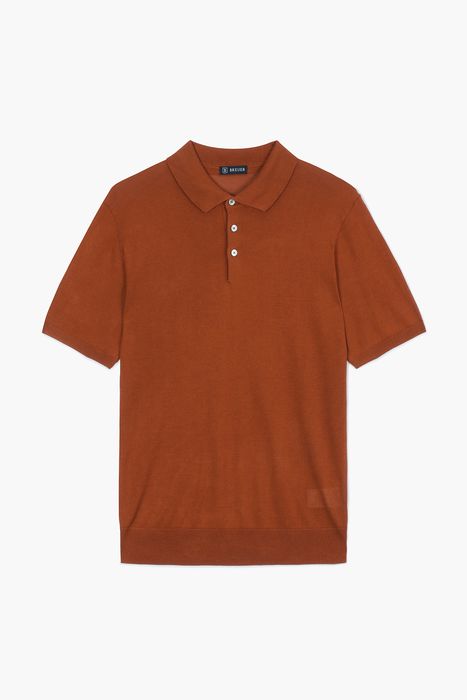 캐시미어 혼방 폴로 반소매 니트 1224SAMRKANDW3175