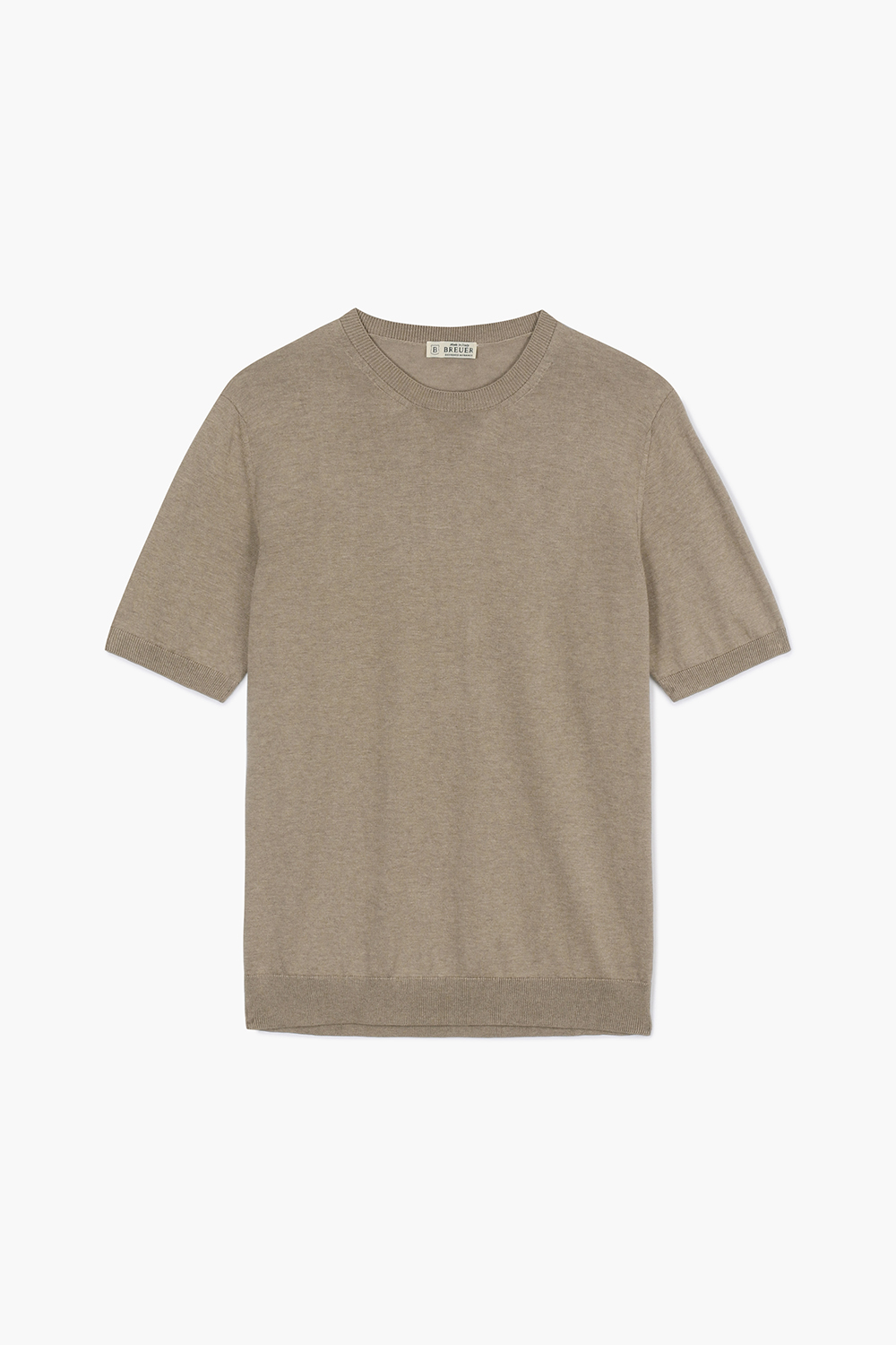 MC 실크 혼방 크루넥 반소매 니트 BPS132P555205