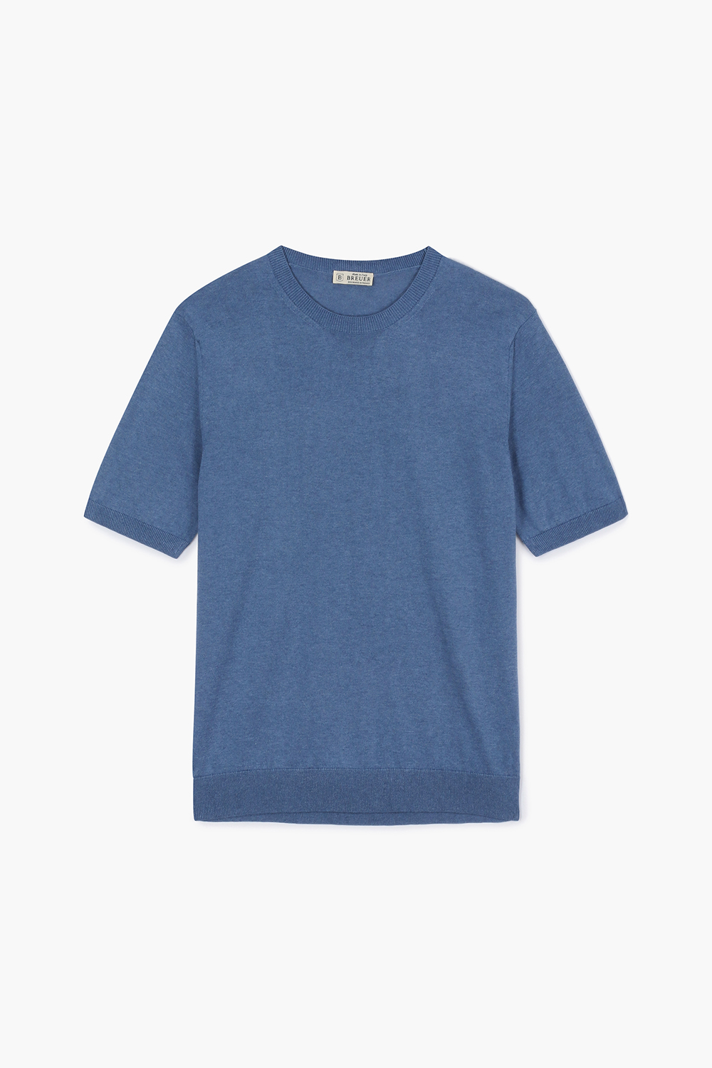 MC 실크 혼방 크루넥 반소매 니트 BPS132P555204