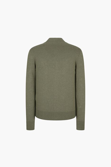 코튼 헨리넥 니트 집업 BR1004P554004