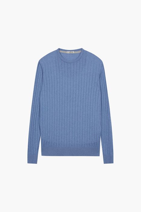 ROND 코튼 크루넥 긴소매 니트 BR1006P554013