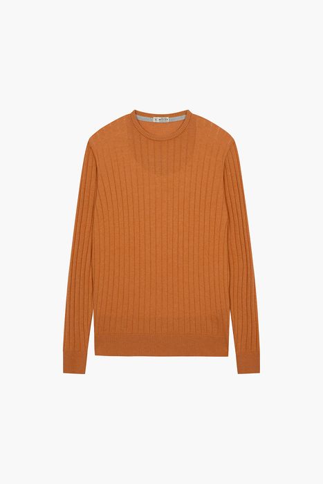 ROND 코튼 크루넥 긴소매 니트 BR1006P554014