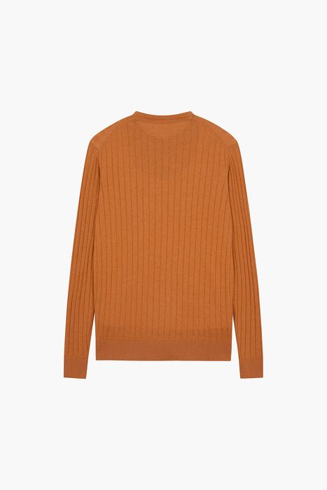 ROND 코튼 크루넥 긴소매 니트 BR1006P554014