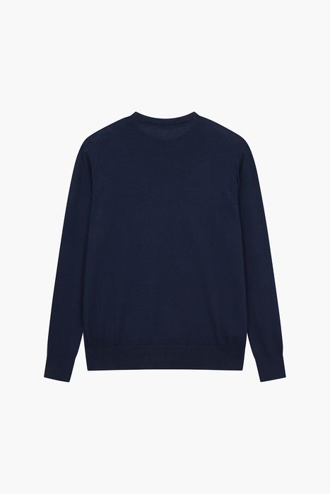 ROND 코튼 크루넥 긴소매 니트 BR1001P554001