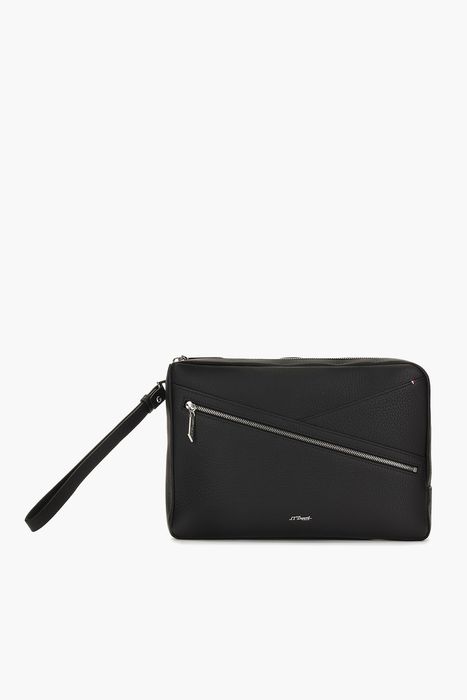 네오캡슐그레인 미디움 클러치 블랙 CG181243Z