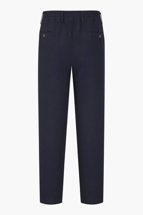 SEERSUCKER 코튼 핀턱 스트레이트 팬츠 AMALFIC59604