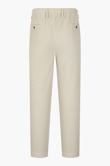 SEERSUCKER 코튼 핀턱 스트레이트 팬츠 AMALFIC59620